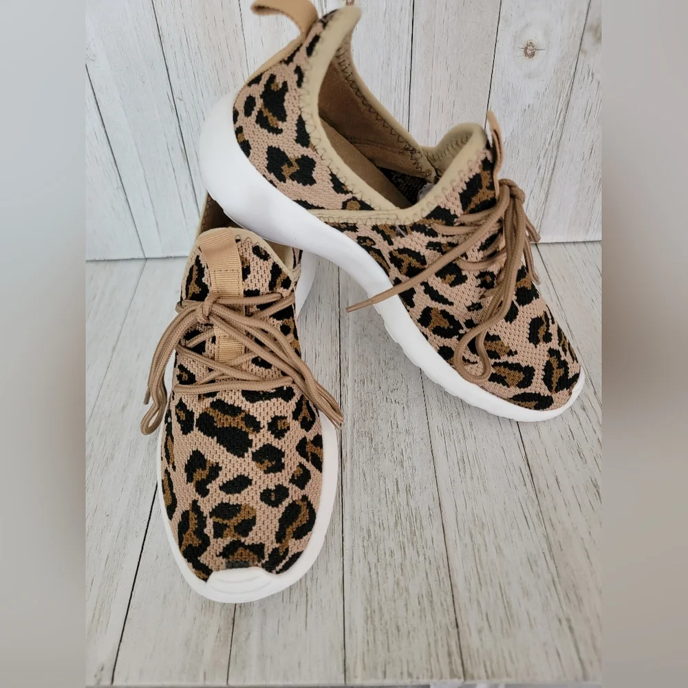 50% OFF SALE-GYPSY JAZZ/ VERY G- CERRITO LEOPARD SNEAKERS - Picture 2 of 7